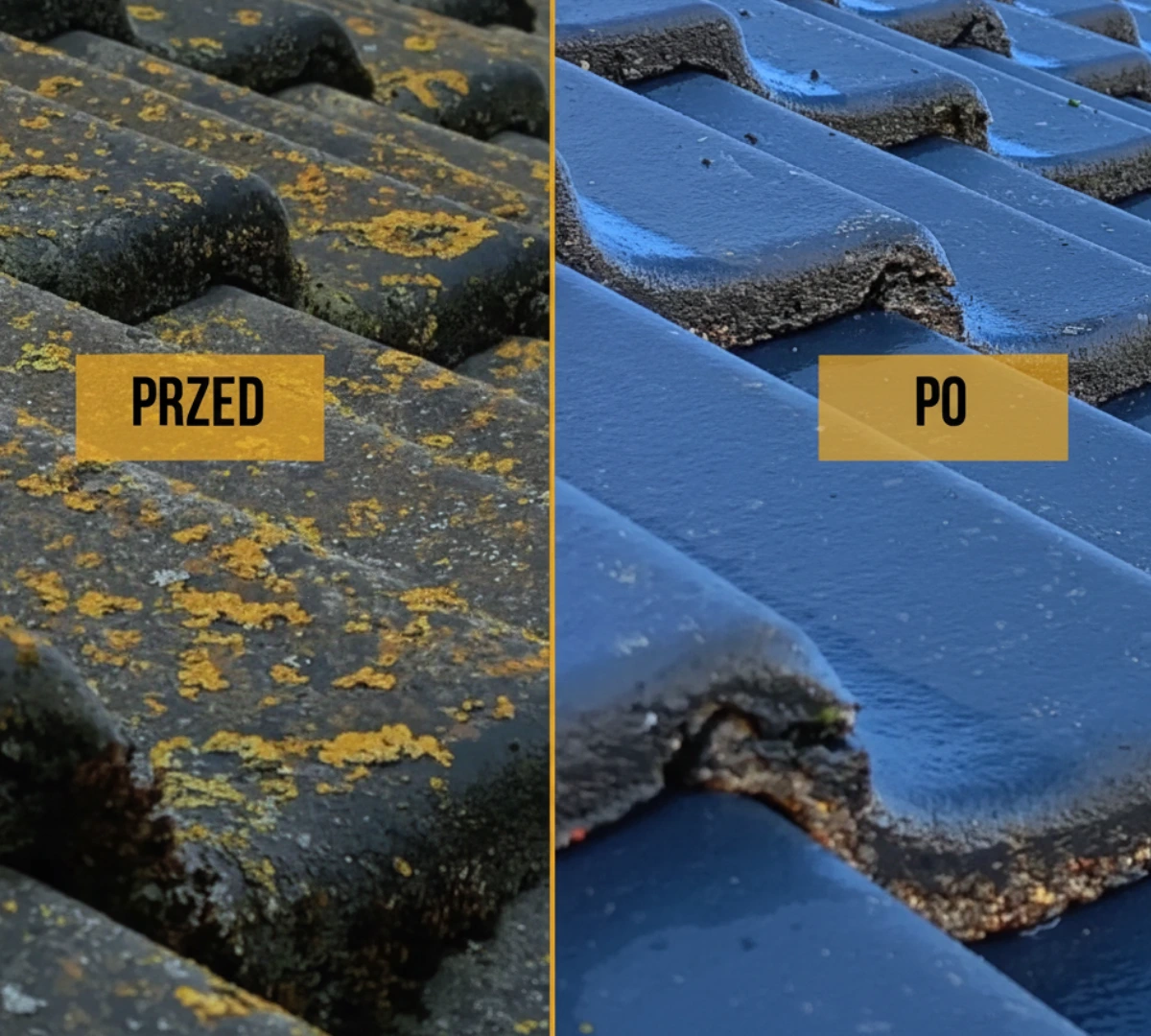 AZ Clean – czyszczenie dachówki betonowej Szczecin