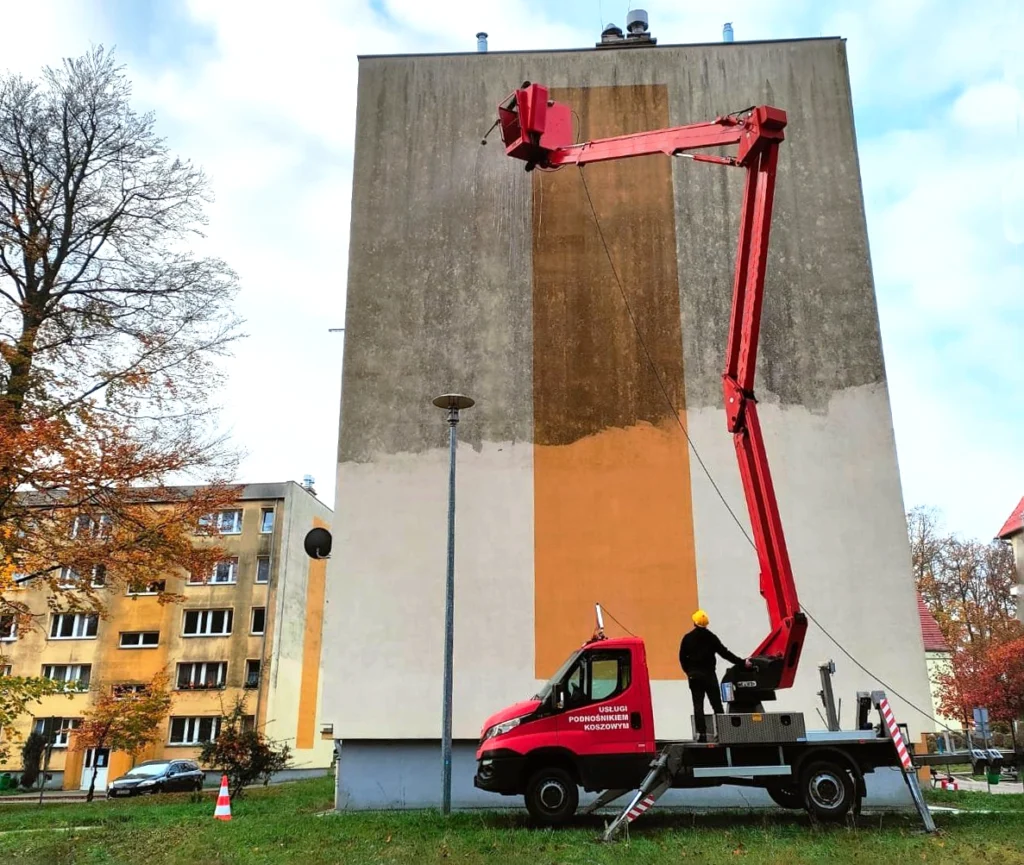 Czyszczenie elewacji budynku mieszkalnego